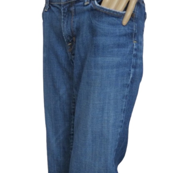 Citizens Of Humanity Cropped Blue Jeans - Picture 4 of 8